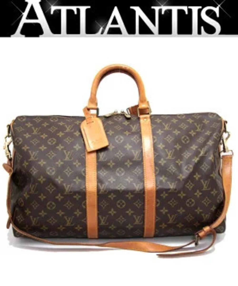 Louis Vuitton Keepall Bandouliere Boston Bag Monogram